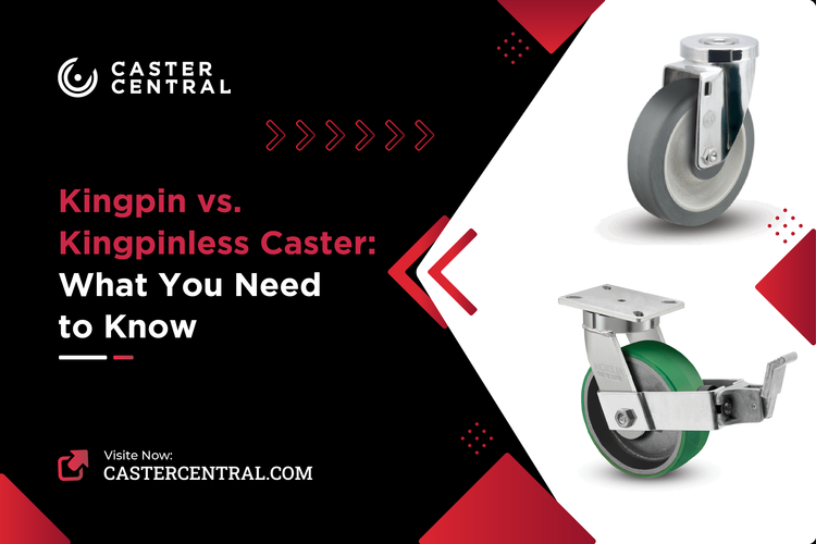 Kingpin vs. Kingpinless Swivel Casters Pros and Cons Caster Central