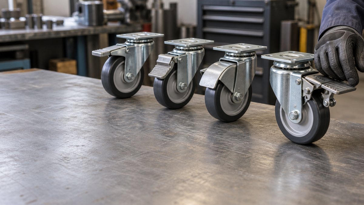 Choosing the Right Caster Brake: A Guide to Locking and Stopping Mechanisms
