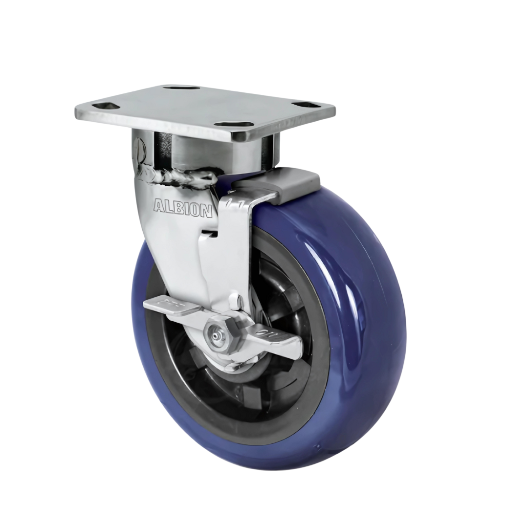 Kingpinless Casters