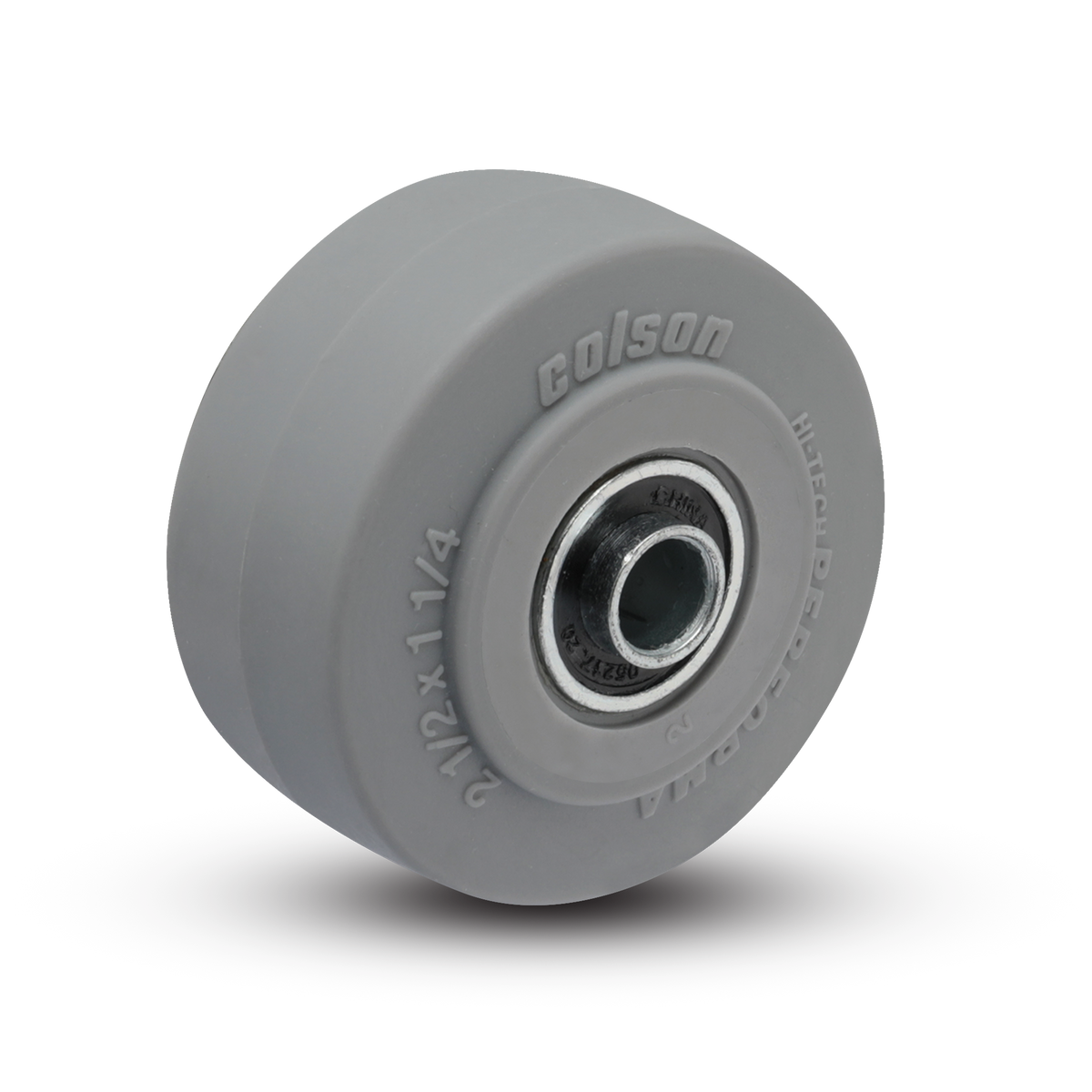 2-1/2" x 1-1/4" Performa Rubber Wheel w/ Ball Bearing - 2.00002.445 - Colson