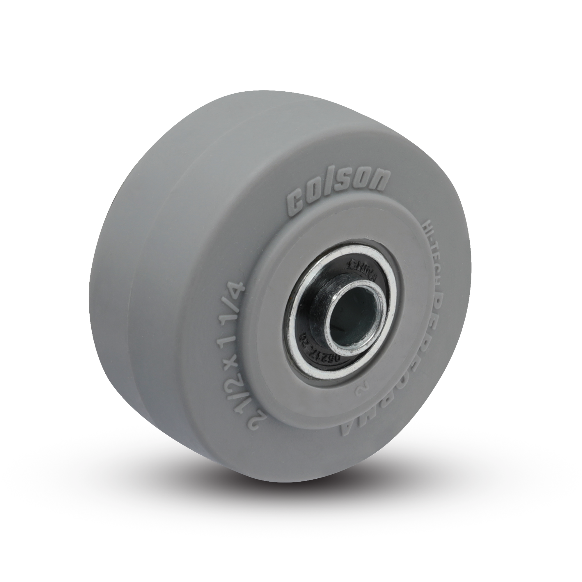 2-1/2" x 1-1/4" Performa Rubber Wheel w/ Ball Bearing - 2.00002.445 - Colson
