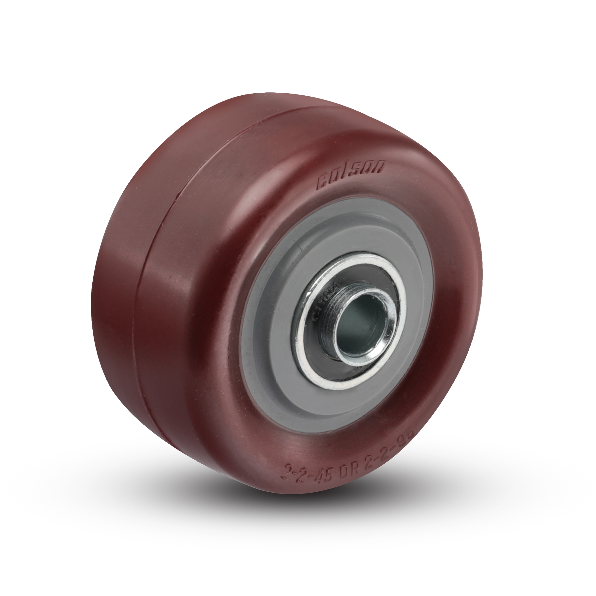 2-1/2" x 1-1/4" Polyurethane HI-TECH Wheel w/ Ball Bearing - 2.00002.95 - Colson