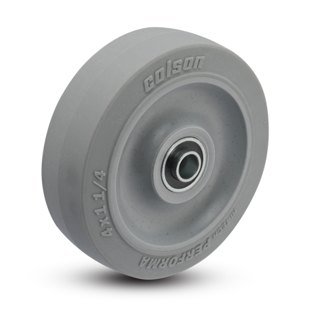 4" x 1-1/4" Performa Rubber Wheel w/ Ball Bearing - 2.00004.445 - Colson