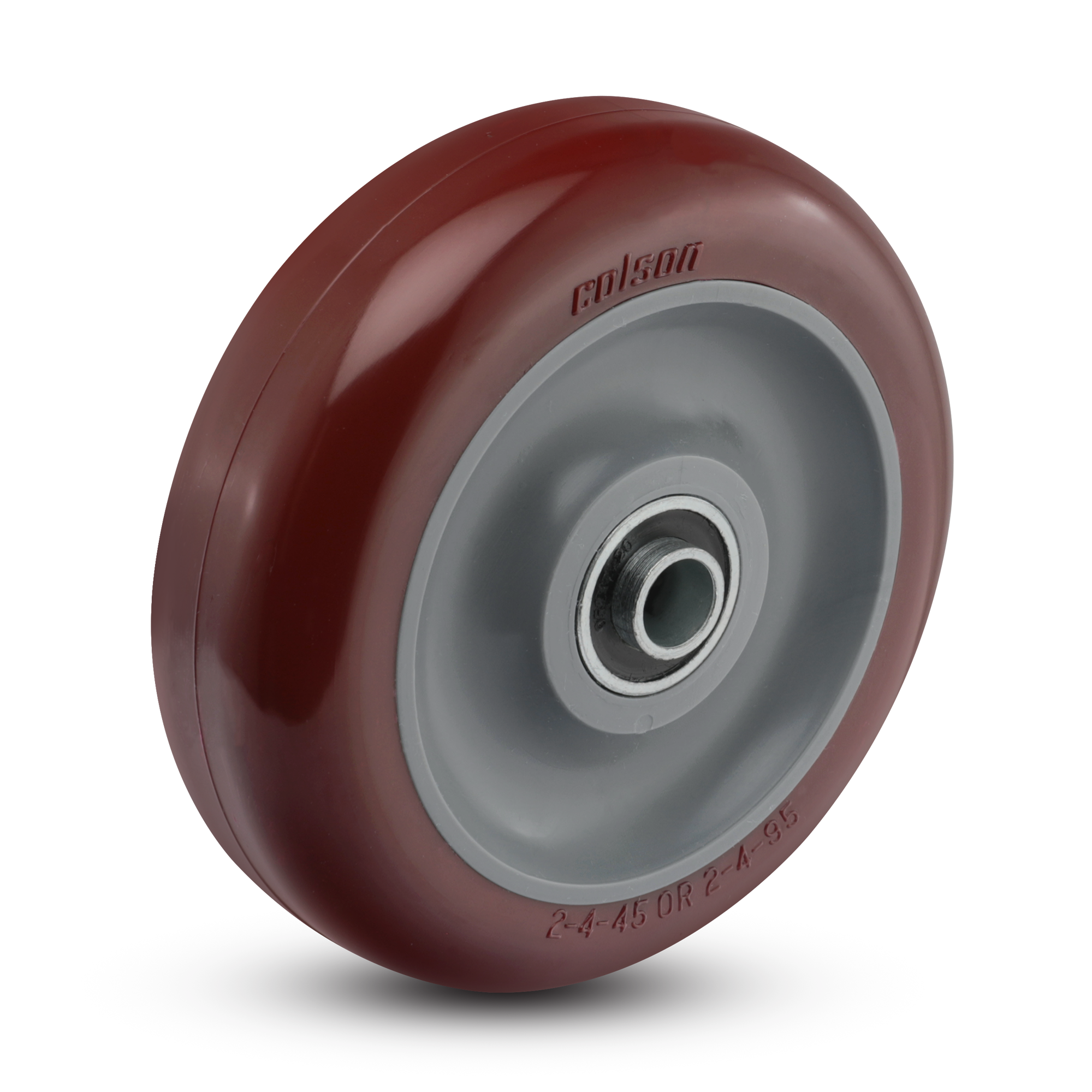 4" x 1-1/4" Polyurethane HI-TECH Wheel w/ Ball Bearing - 2.00004.95 - Colson
