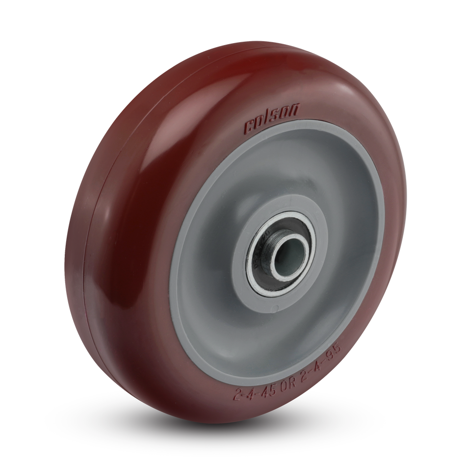 4" x 1-1/4" Polyurethane HI-TECH Wheel w/ Ball Bearing - 2.00004.95 - Colson