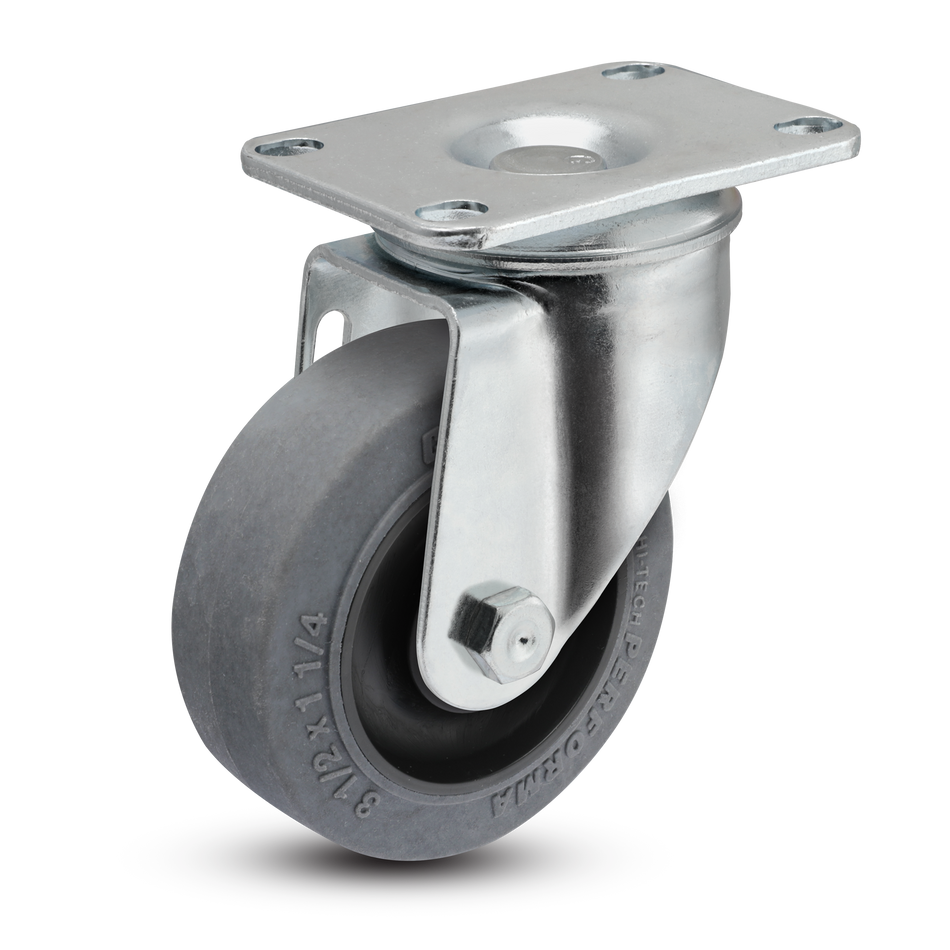 3.5" Performa Rubber 2 Series Swivel Caster - 2.03256.445 COND - Colson