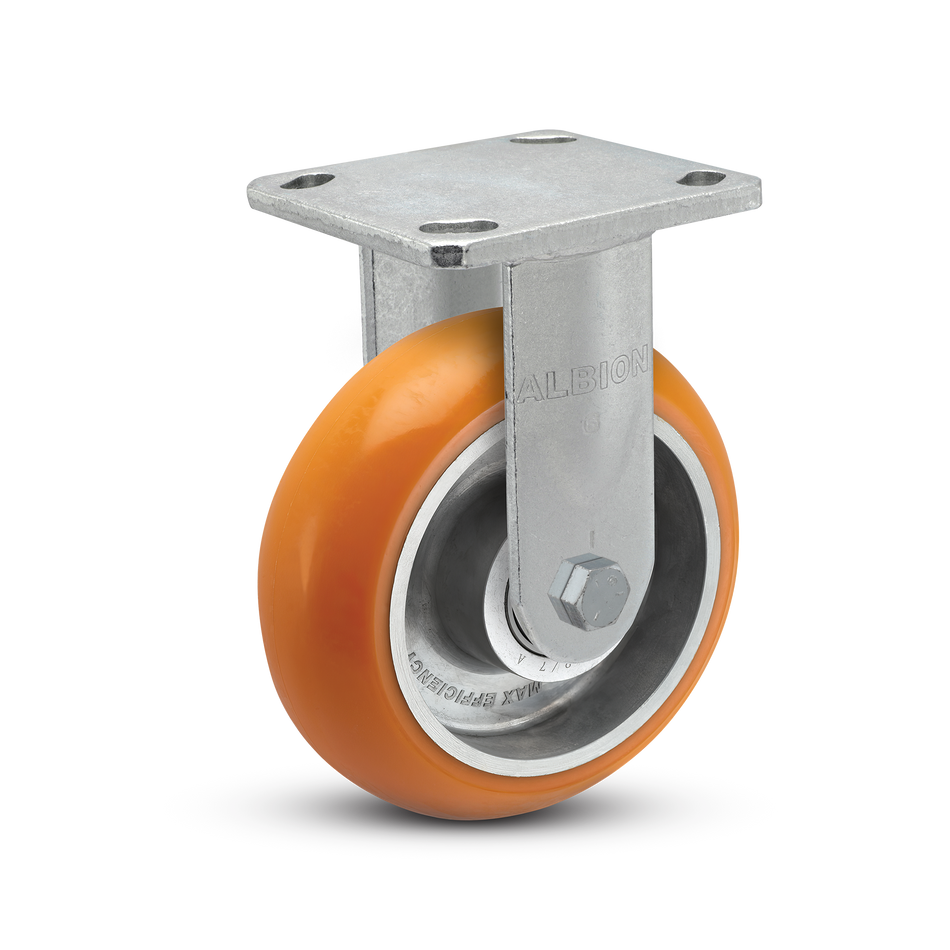 28AN06228R - 6" x 2" Polyurethane Rigid Caster - Albion 28 Series - Albion