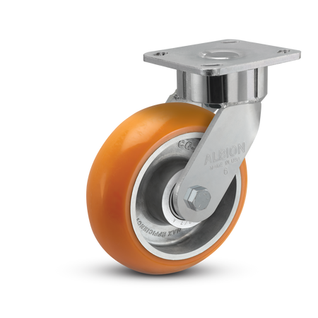 28AN06228S - 6" x 2" Polyurethane Swivel Caster - Albion 28 Series - Albion