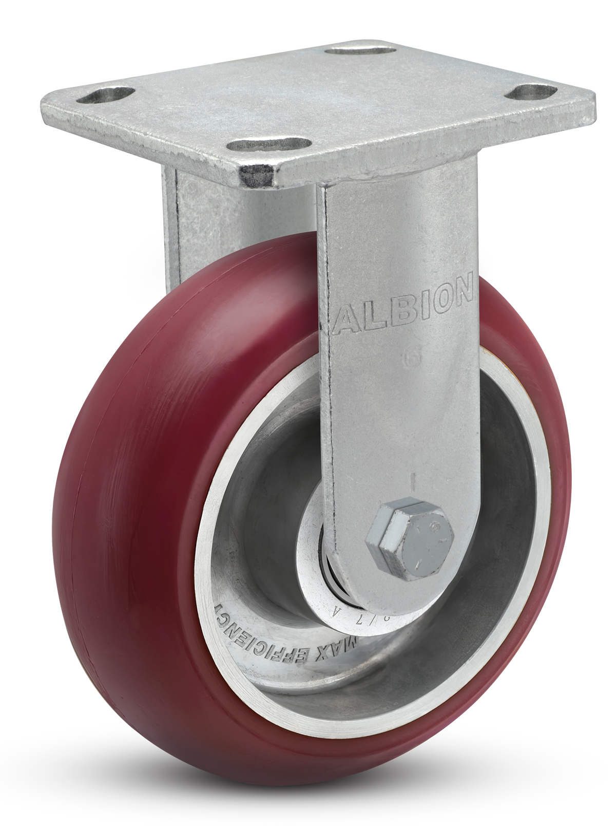 28AX06228R - 6" x 2" Polyurethane Rigid Caster - Albion 28 Series - Albion