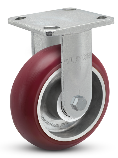 28AX06228R - 6" x 2" Polyurethane Rigid Caster - Albion 28 Series - Albion
