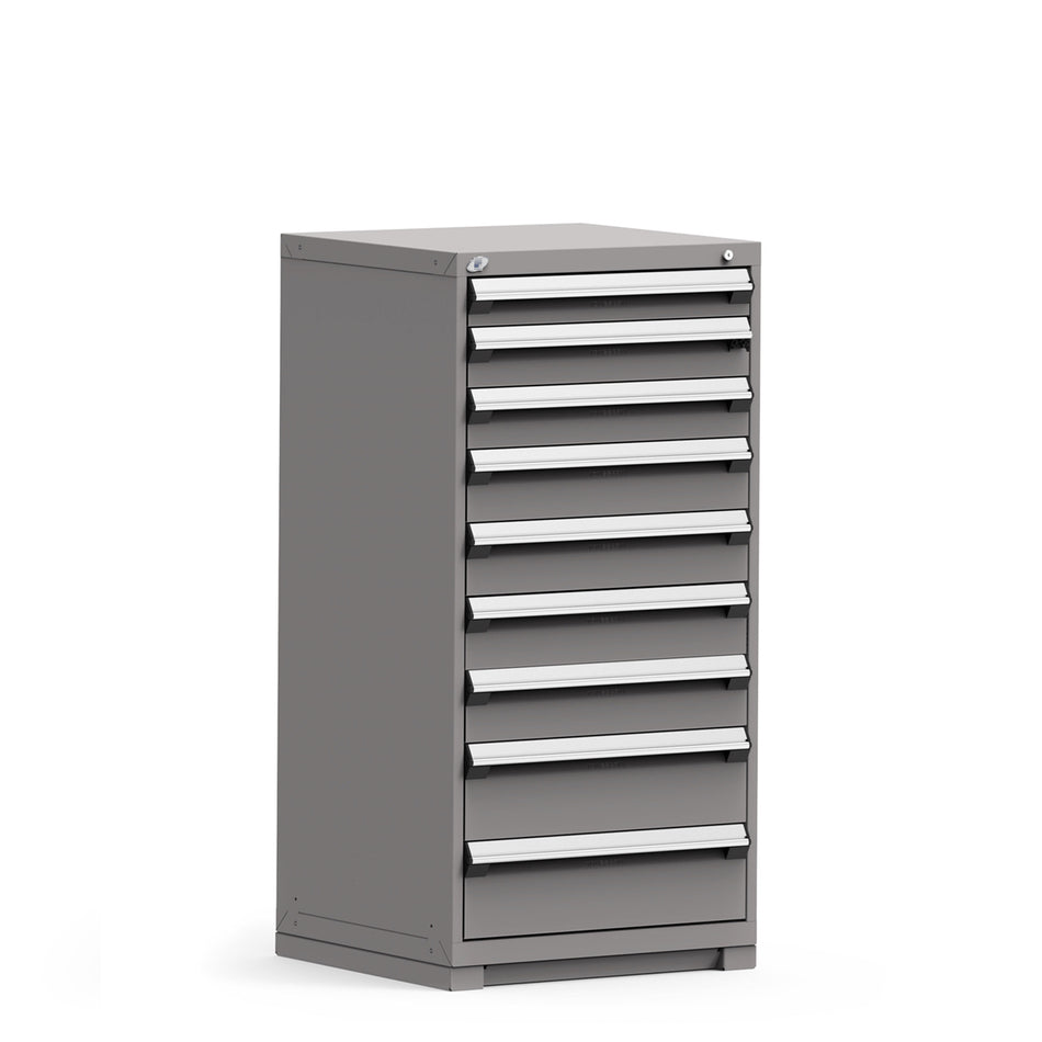 R5ADG-5805-ST745 - Heavy-Duty 9-Drawer Steel Storage Cabinet – 30” x 27” x 60” | 400 lb Capacity Drawers