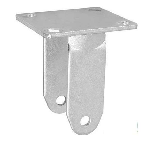 4"x 2" Rigid Caster Yoke/RIG/Fork/Frame - Caster Central Part #41G42I-01