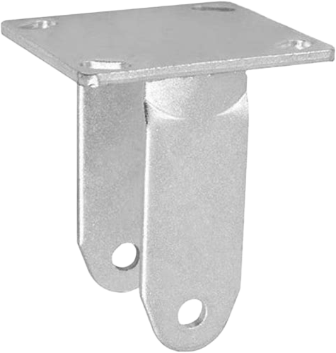 RIG6X2ERSS - 6" x 2" Stainless Steel Rigid Caster Yoke/ Rig/ Fork/ Frame