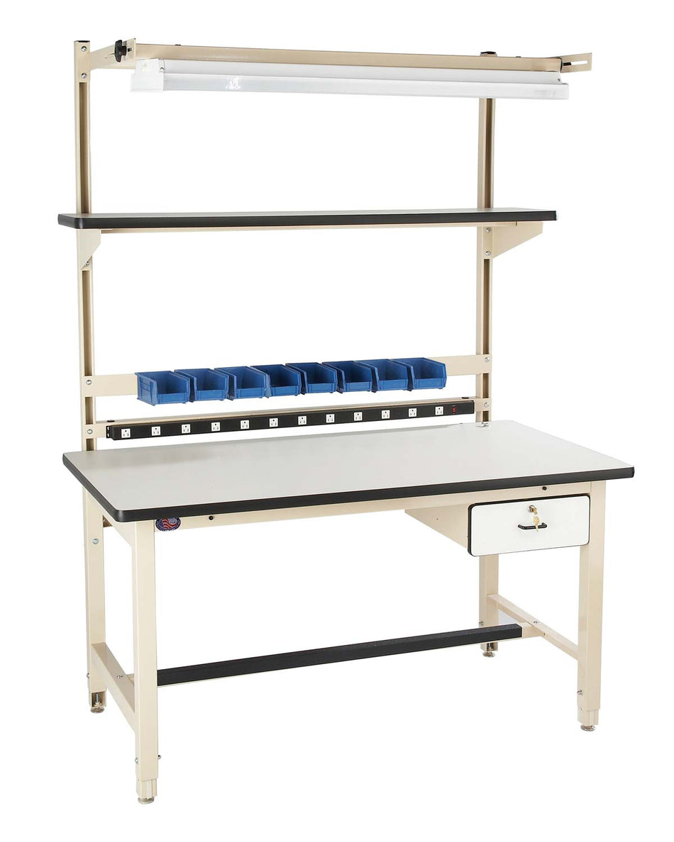 BIB2 - Proline Bench-In-A-Box Electrostatic Dissipative (ESD) Laminate Workbench