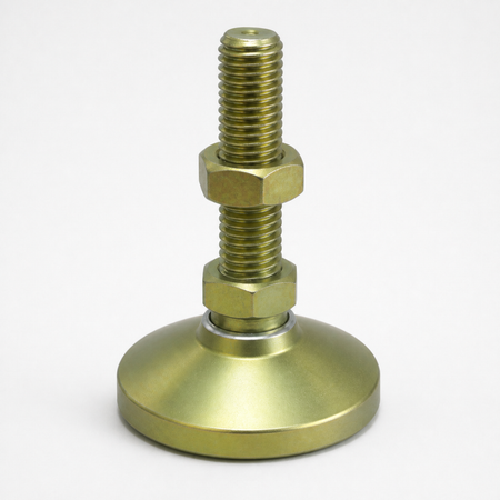 1/2"-13 x 2" Threaded Stud Steel Swivel 1.875" Base Leveling Mount - BSW-2 - hero