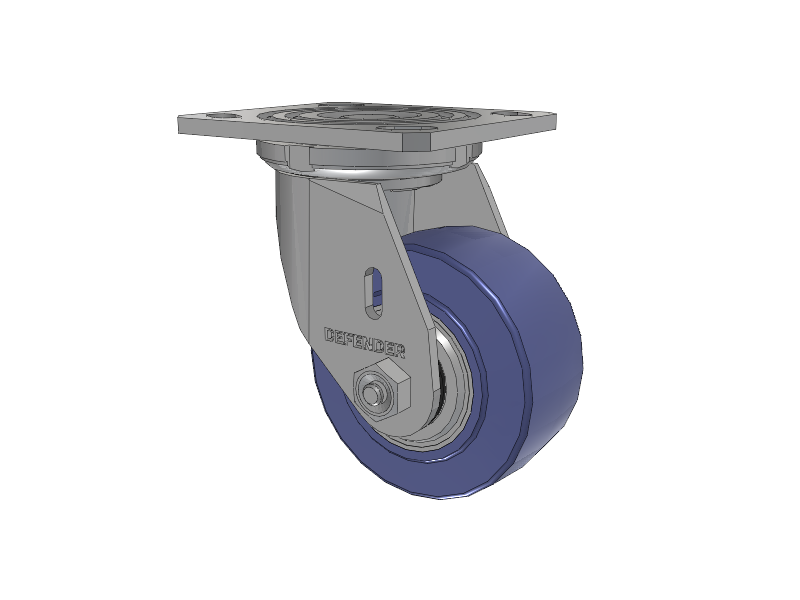 4"x2" Colson Hydrotech Defender Series Swivel Caster - D4.04109.HF9 - Colson