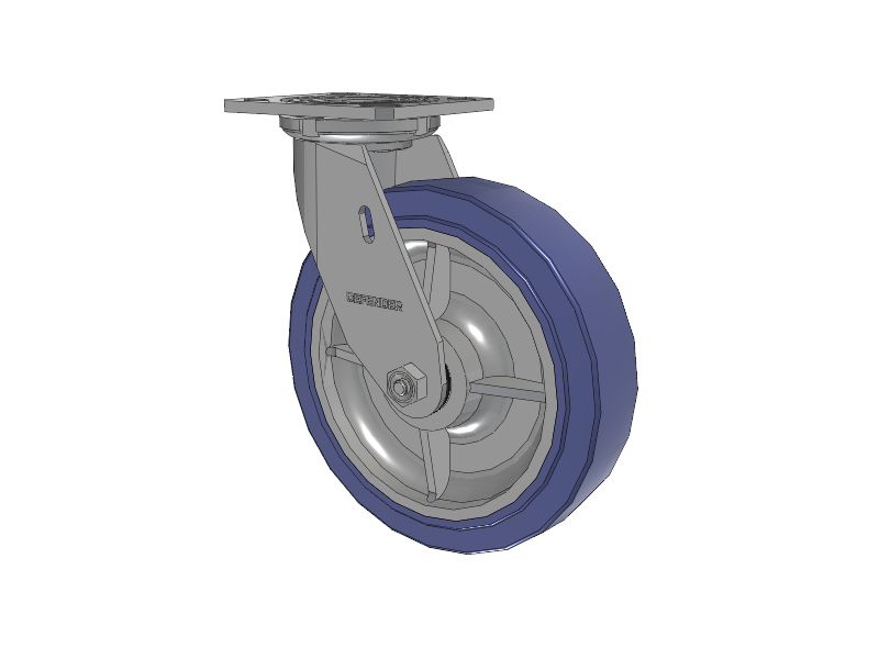 8"x2" Colson Hydrotech Defender Series Swivel Caster - D4.08109.HF9 - Colson