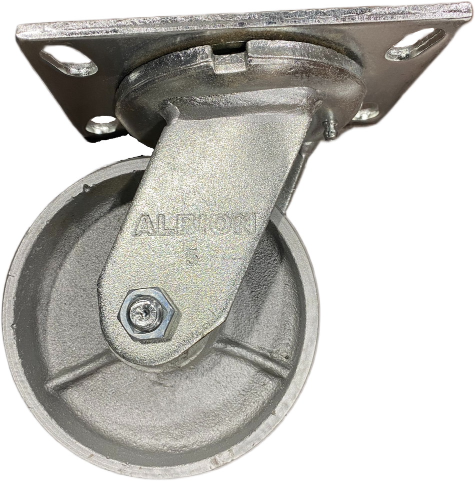 5"x 2" Swivel Caster with Cast Iron Wheel, Albion 62 Series - 62CA05201S