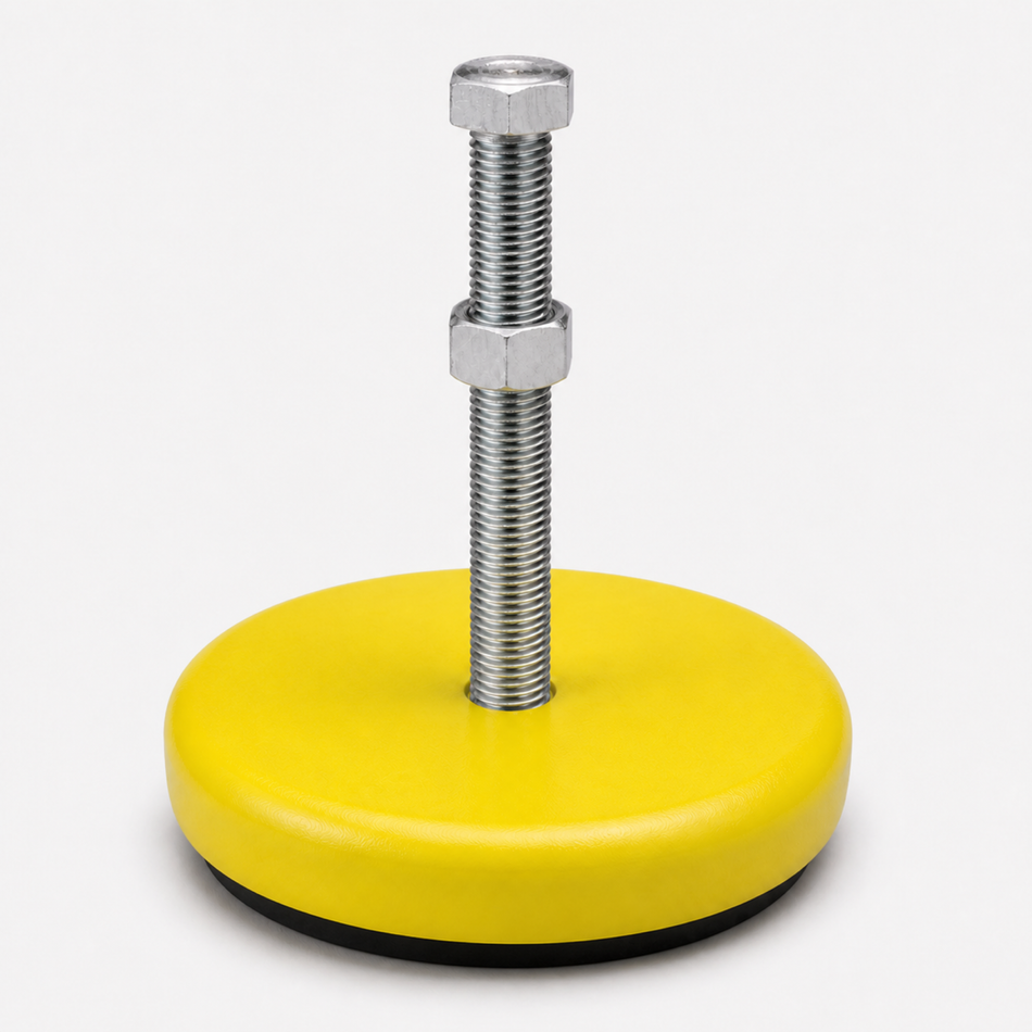 Anti-Vibration 6" Base Leveling Mount with 3/4"-10x8" Threaded Stud - MM160108 - hero