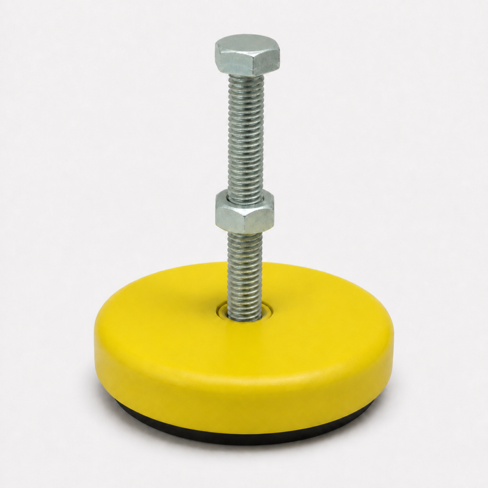 Anti-Vibration 3" Base Leveling Mount with 3/8"-24x3" Threaded Stud - MM80243 - hero