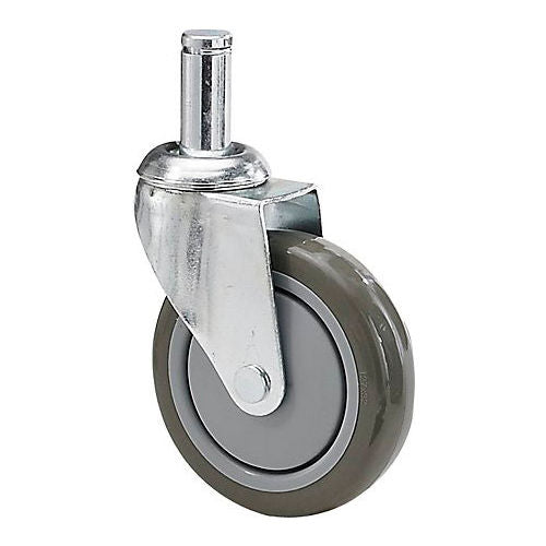 5" Grip Ring Stem Replacement Caster for Metro Super Erecta Wire Shelving Racks