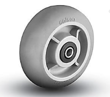 4" x 2" Performa Rubber Wheel w/ Roller Bearing - 5.00004.559 - Colson