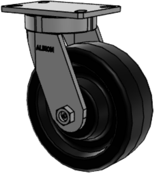 8" x 3" Swivel Albion Empire 370 Series Caster  - 370TM08501S