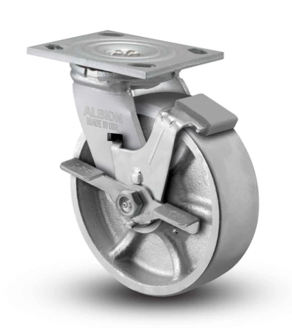 8" Metal Swivel Caster - 16CA08201SFBA