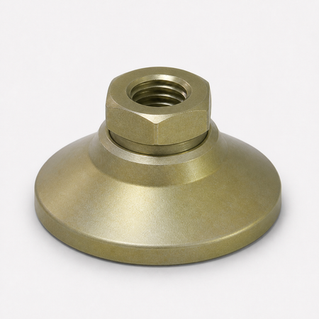 Tapped 1.25" Base Steel Swivel Leveling Mount for 3/8"-16 Thread - TSW-1 - hero