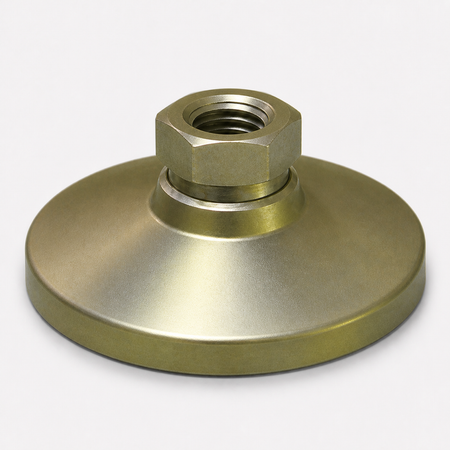 Tapped 3" Base Steel Swivel Leveling Mount for 3/4"-10 Thread - TSW-4 - hero