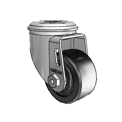 2.5" Polyolefin 2 Series Swivel Caster - 2.02250.55 - Colson