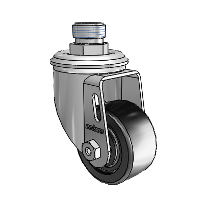 2.5" Polyolefin 2 Series Swivel Caster - 2.02253.55 - Colson