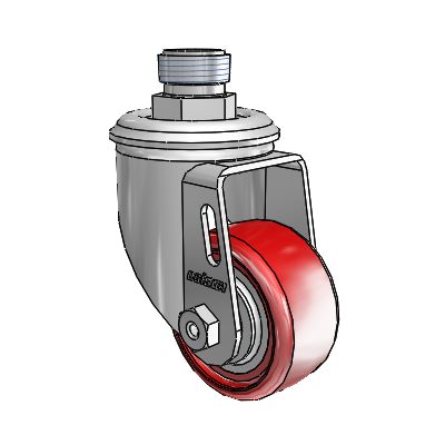 2.5" Polyurethane 2 Series Swivel Caster - 2.02253.95 - Colson