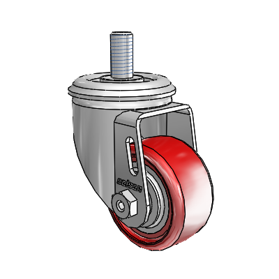 2.5" Polyurethane 2 Series Swivel Caster - 2.02254.95 MTG11 - Colson