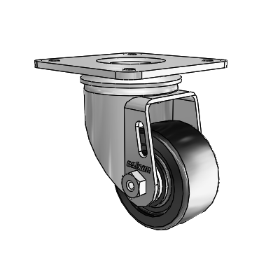 2.5" Polyolefin 2 Series Swivel Caster - 2.02256.53 MTG35 - Colson
