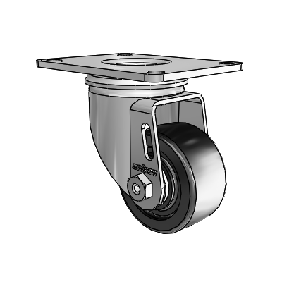 2.5" Polyolefin 2 Series Swivel Caster - 2.02256.53 MTG59 - Colson