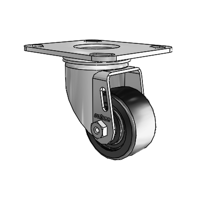 2.5" Polyolefin 2 Series Swivel Caster - 2.02256.55 MTG27 - Colson