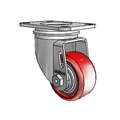 2.5" Polyurethane 2 Series Swivel Caster - 2.02256.91