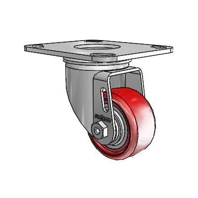 2.5" Polyurethane 2 Series Swivel Caster - 2.02256.91 MTG27 - Colson