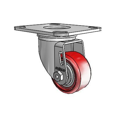 2.5" Polyurethane 2 Series Swivel Caster - 2.02256.95 MTG27 - Colson