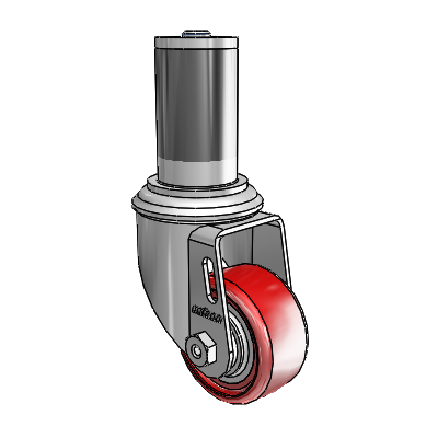2.5" Polyurethane 2 Series Swivel Caster - 2.02267.91 MTG46 - Colson