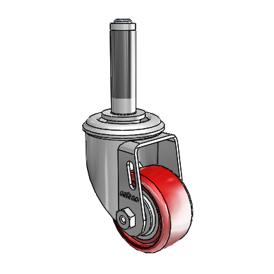 2.5" Polyurethane 2 Series Swivel Caster - 2.02267.95 MTG40 - Colson