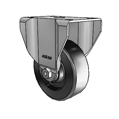 3.5" Polyolefin 2 Series Rigid Caster - 2.03208.53 - Colson