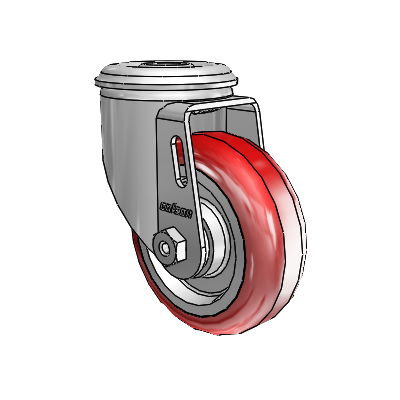 3.5" Polyurethane 2 Series Swivel Caster - 2.03250.91 - Colson