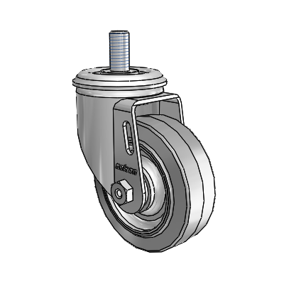 3.5" Performa Rubber 2 Series Swivel Caster - 2.03254.441 MTG11 - Colson