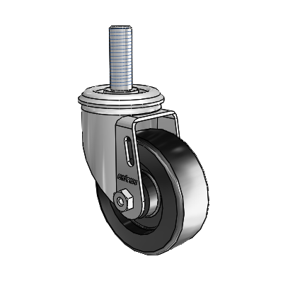 3.5" Polyolefin 2 Series Swivel Caster - 2.03254.55 MTG13 - Colson