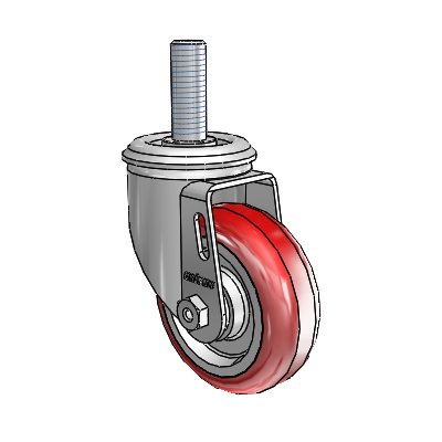 3.5" Polyurethane 2 Series Swivel Caster - 2.03254.91 MTG13 - Colson