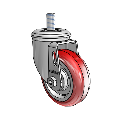 3.5" Polyurethane 2 Series Swivel Caster - 2.03254.95 MTG11 - Colson