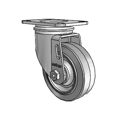 3.5" Performa Rubber 2 Series Swivel Caster - 2.03256.441 - Colson