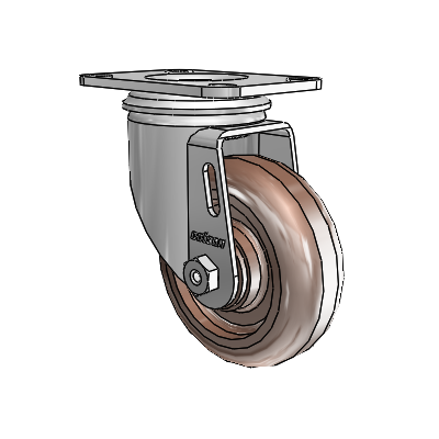 3.5" Glass-Filled Nylon 2 Series Swivel Caster - 2.03256.52 HT - Colson